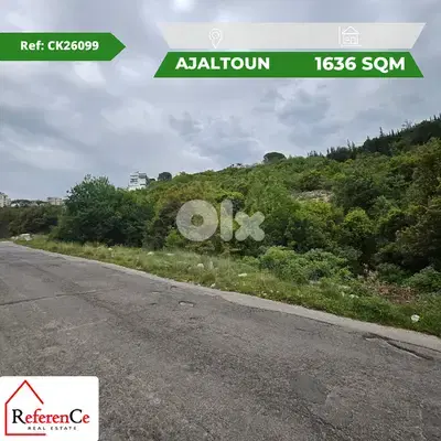Land in Ajaltoun for sale أرض متاحة للبيع في عجلتون