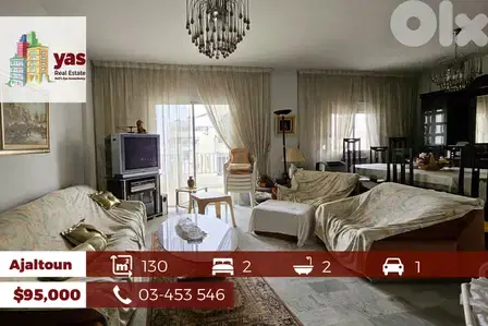 Ajaltoun 130m2 | Well Maintained | Calm Street | Prime Location | TO
