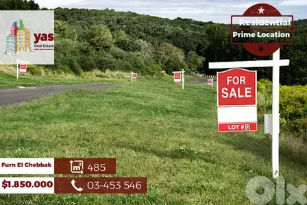 Furn El Chebbak 485m2 | Residential Land | Prime Location | AA