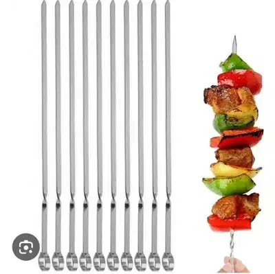 stainless barbecue sticks