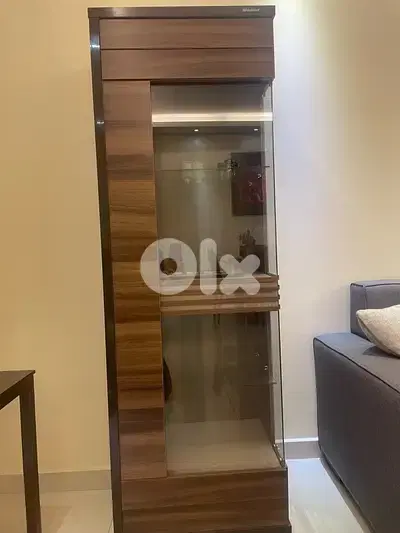 modern display cabinet. excellent condition