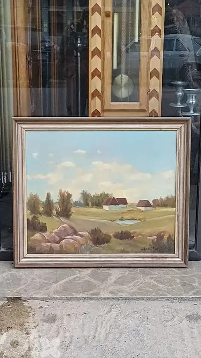 لوحة رسم زيتي اوروبية