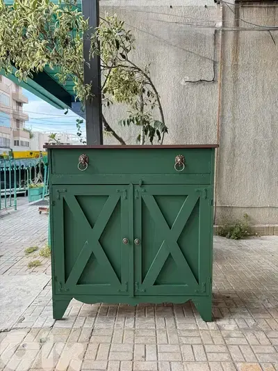 rustic buffet