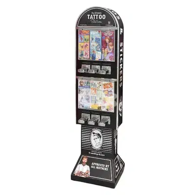 Tattoo & Stickers Vending Machine (6 Colomn) - Coin Operated