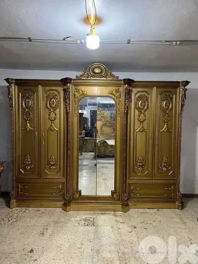 اوضة نوم ملكية حفر خشب زان