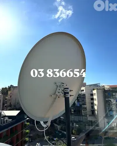 تركيب  اطباق ساتلايت عربي وأوروبي