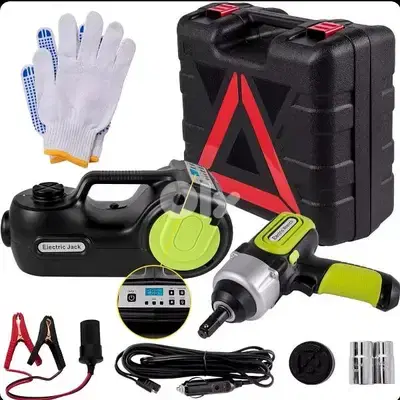 Electric Car Jack Kit 3 in 1 Portable 5T 12v