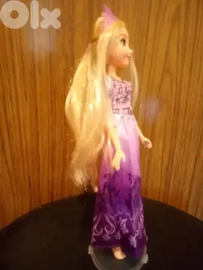 Princess RAPUNZEL Disney TANGLED Hasbro Great doll +Crown=22$