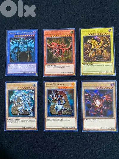 Yu-Gi-Oh! English Bundle God Cards, Blue Eyes, Dark Magician Yugioh