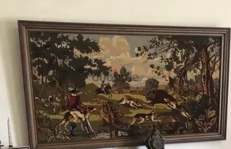 Obisson painting with frame