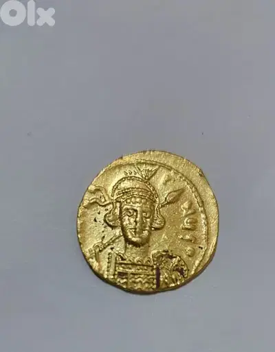Ancient BYZANTINE Gold Coin emperor Constantine IV Pogonatus 674 AD