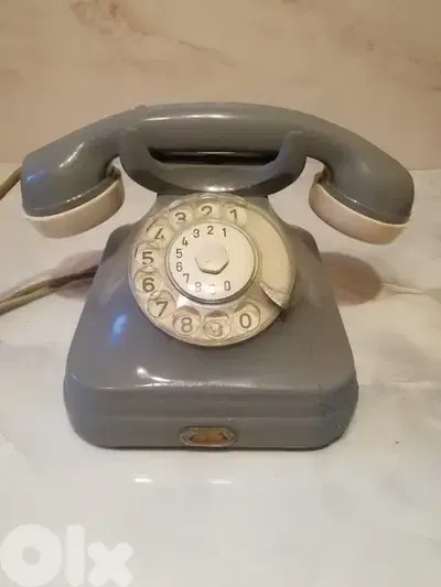 Vintage rotary phone just for decoration