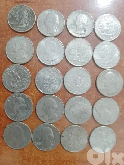 COINS QUARTER DOLLAR USA