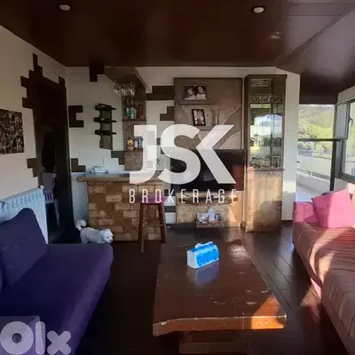 L18166-Hot Deal ! Apartment With Terrace For Sale in Qannabet Broumana