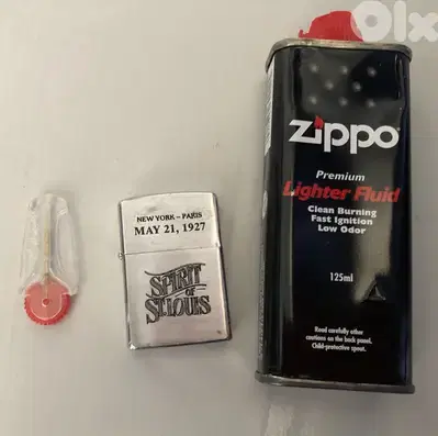 Zippo lighter Fluid and Flint