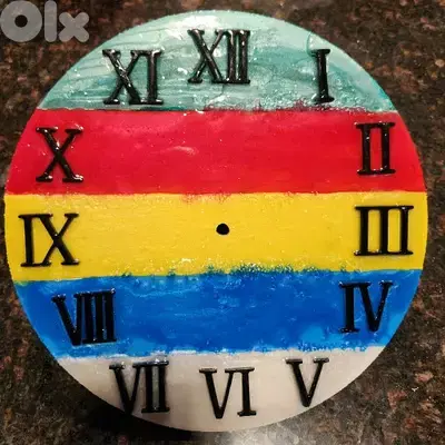 Customized Druze Resin Clock