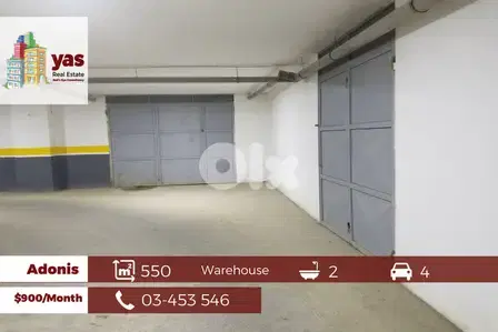 Adonis 550m2 | Spacious Warehouse | Rent | Prime Location | EL |