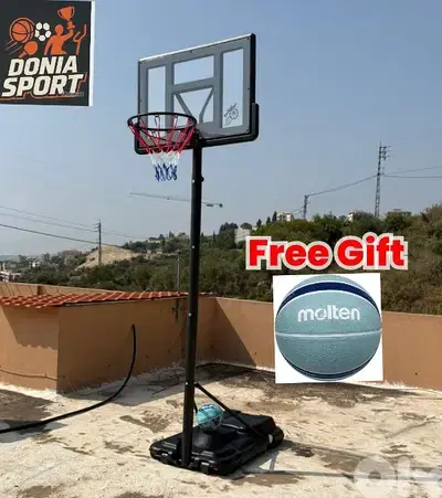 145$ basketball hoop with (FREE BASKETBALL MOLTEN)