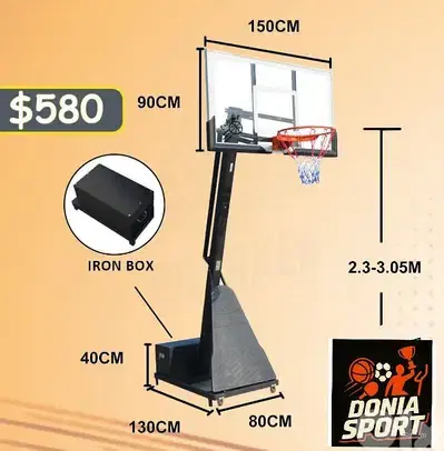 Now 499$ movable basketball hoop (super easy slam dunk)