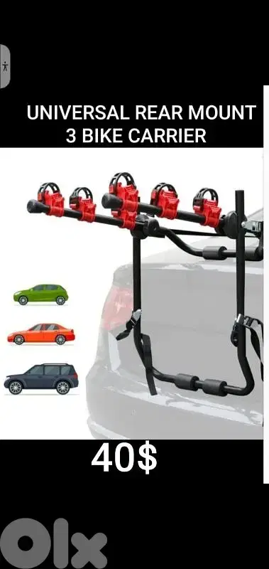 porte velo / bike rack for three bikes (brand new)