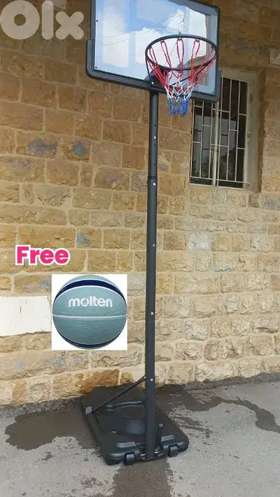 buy 170$ movable basketball hoop (get basketball Molten free)