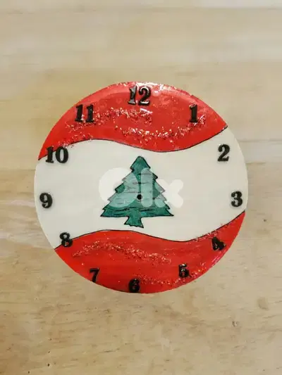 Customized Lebanon Resin Clocks