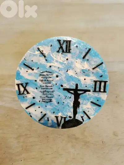 Customized Christian Resin Clocks