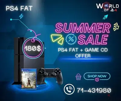 ps4 fat with warranty
