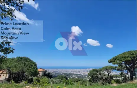 350m2 land+mountain view 4 sale in Ain Saadeh - أرض للبيع في عين سعادة