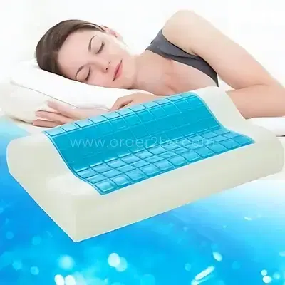 Restform Cool Gel Pillow – #1 Memory Foam for Night Sweats & Neck Pain