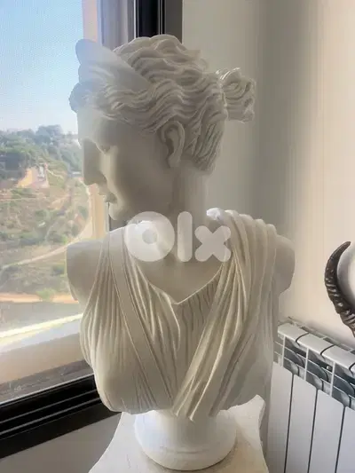 Bust of Ancient Greek goddess Artemis (Diana)