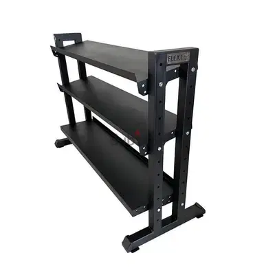 rack for dumbells and kettlebells 3 stairs
