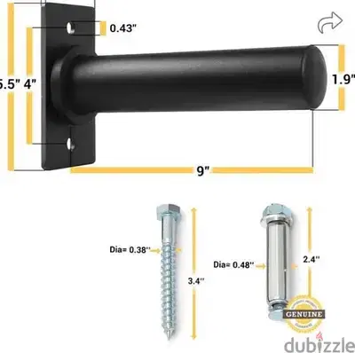 Wall Mounted Weight Plate Holder