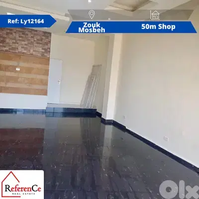 Prime location shop in zouk mosbeh محل بموقع مميز في زوق مصبح