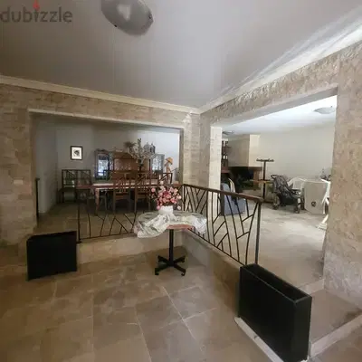 Apartment+Garden for sale in Mansourieh - شقة للبيع في المنصورية