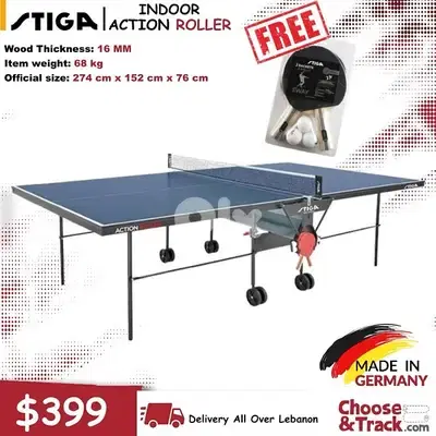 Stiga Indoor Action Roller table tennis