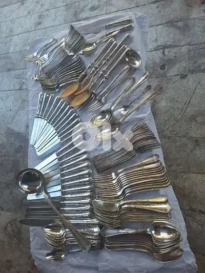 christofle cutlery set of 160 psc unique pieces