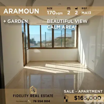 Apartment for sale in Aramoun MA13 شقة للبيع في عرمون