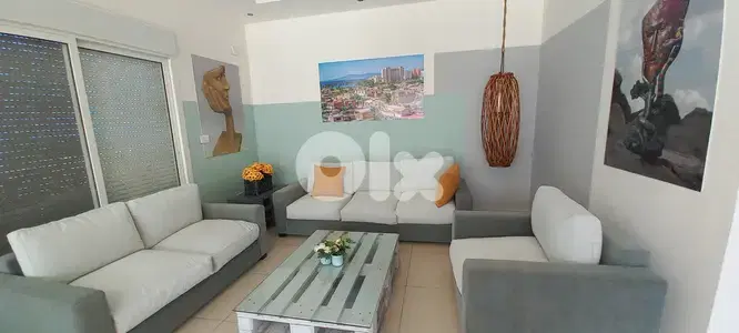 Furnished Duplex with open view in Jal el Dib for sale دوبلكس مفروش مع