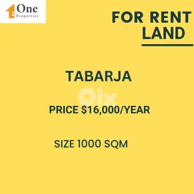 LAND FOR RENT IN TABARJA