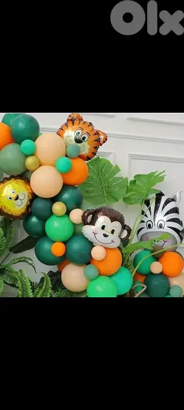 jungle safari birthday decoration