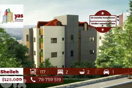 Sheileh 117m2 | Under Construction | Payment Facilities | GA |