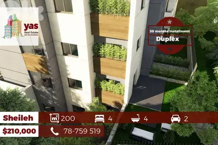 Sheileh 200m2 | Under Construction | Pyt Facilities | New | GA