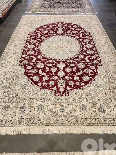 Naiin Jandaki Laki ( ajami handknotted carpet)  NEW