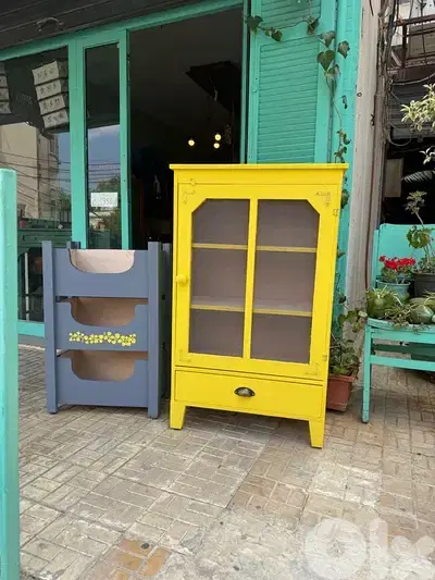 cabinet and vegetables stand