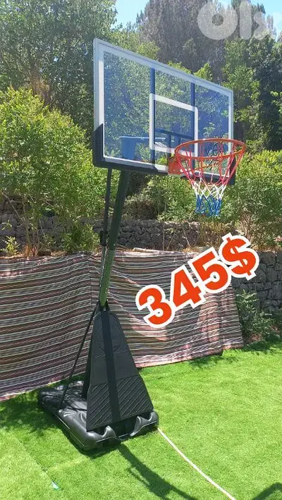Now 330$ before 390$( movable basketball hoop) Backboard 140x80cm
