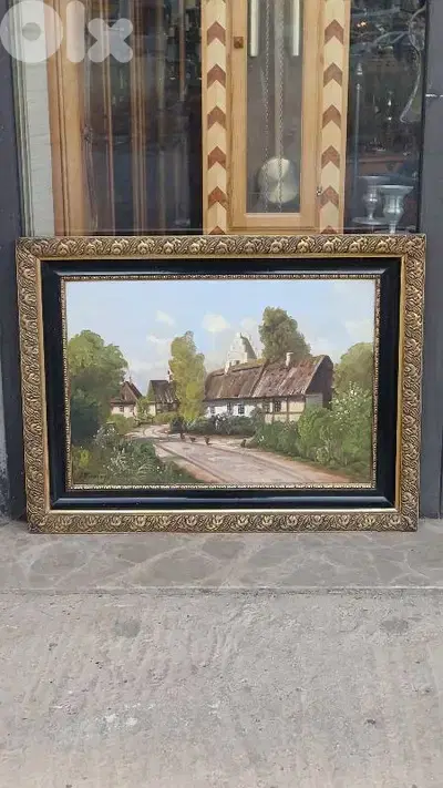 لوحة رسم زيتي اوروبية
