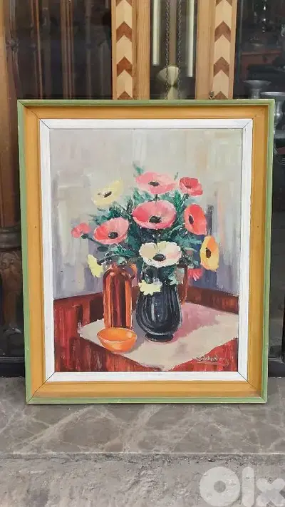 لوحة رسم زيتي اوروبية