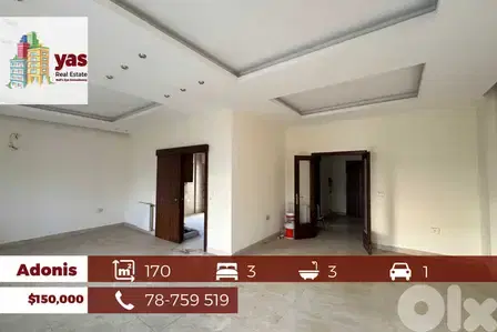 Adonis 170m2 | Luxury | Well Lighted | Renovated Flat | CHN |