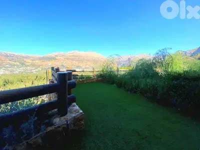 Chalet for rent in Faqra/ Garden